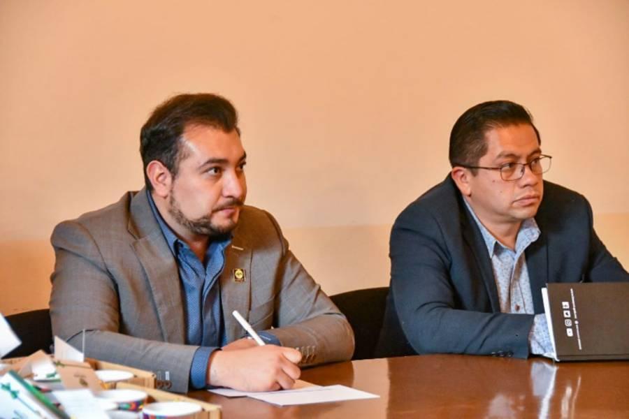Se reúne Salvador Santos Cedillo con representantes de comisariados ejidales de Huamantla