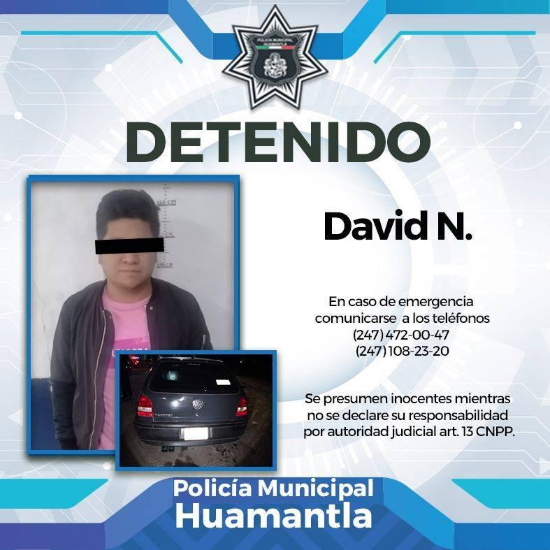 Policias de Huamantla capturan a conductor ebrio que ponía en riesgo a los transeúntes  