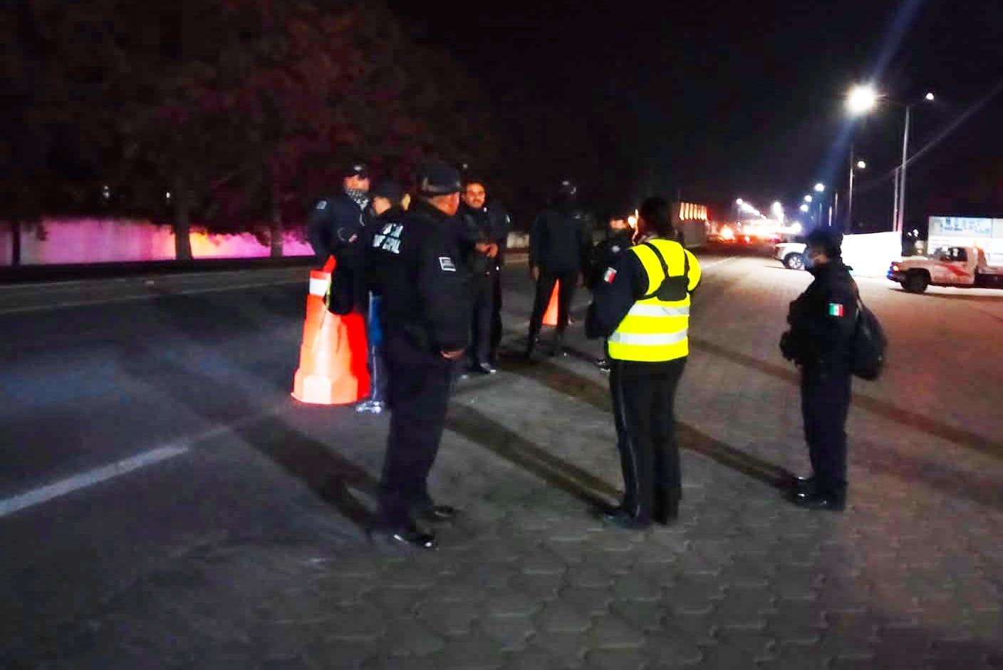 Realiza seguridad pública de Huamantla pruebas de alcoholímetro durante fin de semana