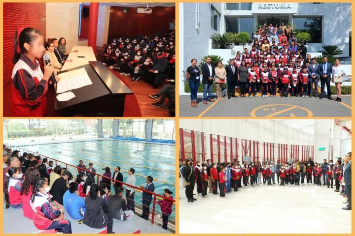 Visitan la UATx alumnos de primaria de Papalotla