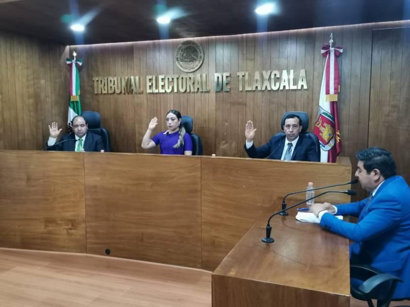 Sesionó el Pleno del Tribunal Electoral de Tlaxcala