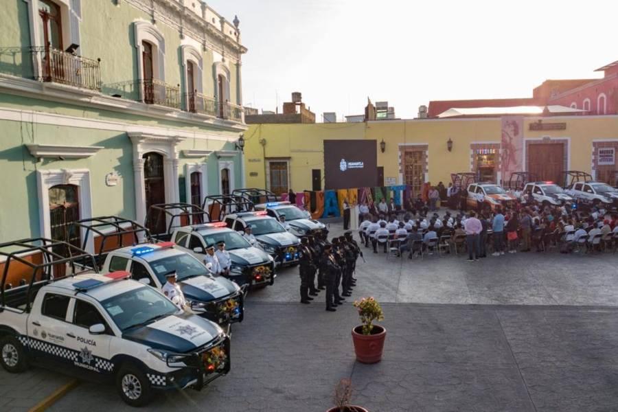 Con acciones firmes estamos consolidando un Huamantla más seguro: Santos 