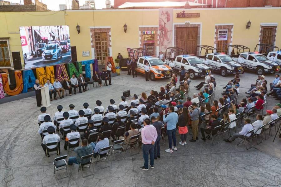 Con acciones firmes estamos consolidando un Huamantla más seguro: Santos 