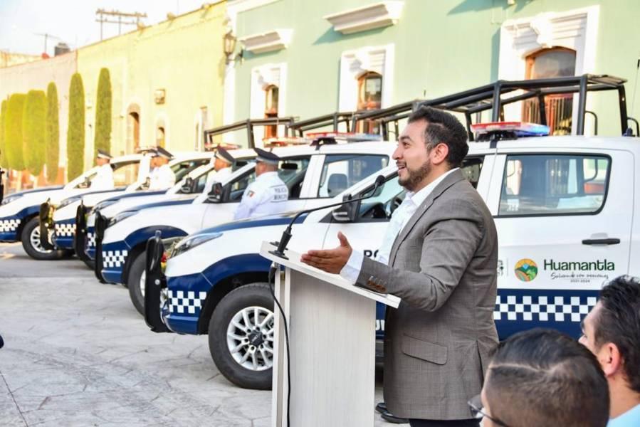 Con acciones firmes estamos consolidando un Huamantla más seguro: Santos 