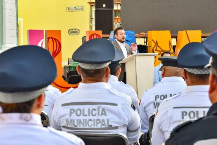 Con acciones firmes estamos consolidando un Huamantla más seguro: Santos 