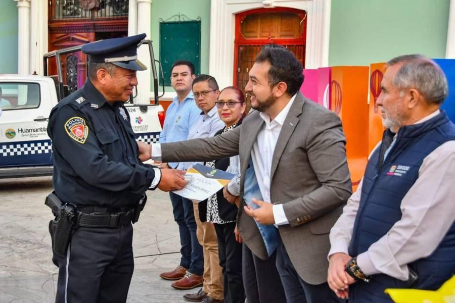 Con acciones firmes estamos consolidando un Huamantla más seguro: Santos 