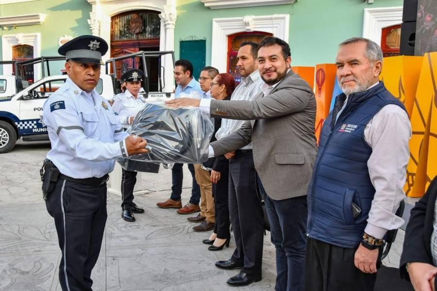 Con acciones firmes estamos consolidando un Huamantla más seguro: Santos 