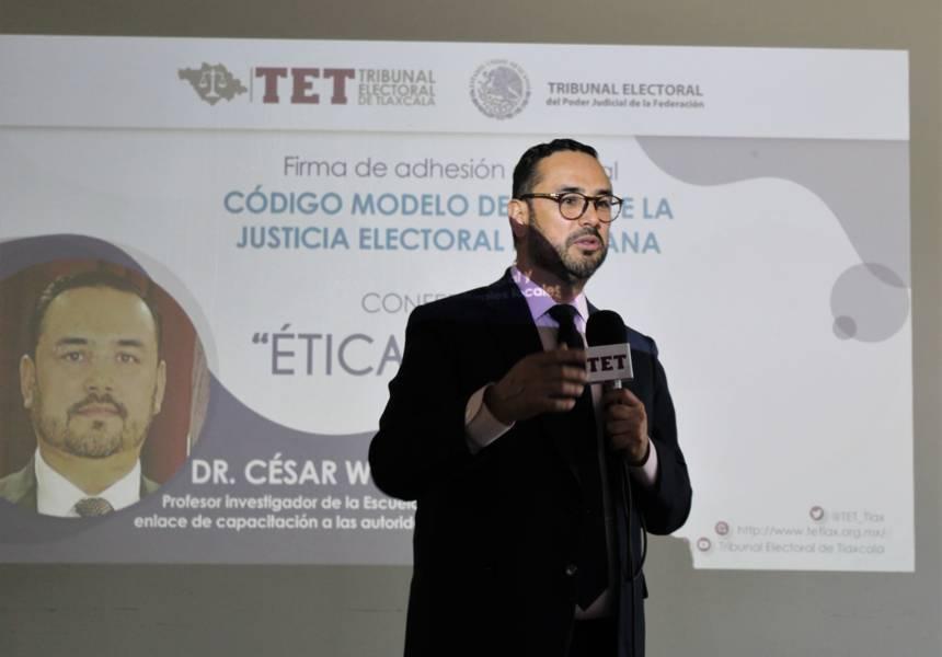 Se adhiere TET a Código Modelo de Ética del TEPJF