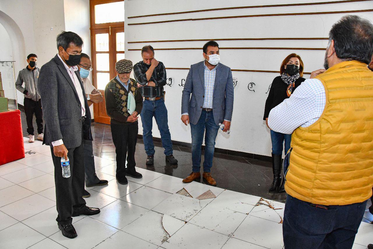 Supervisa Salvador Santos Cedillo condiciones del Museo Taurino