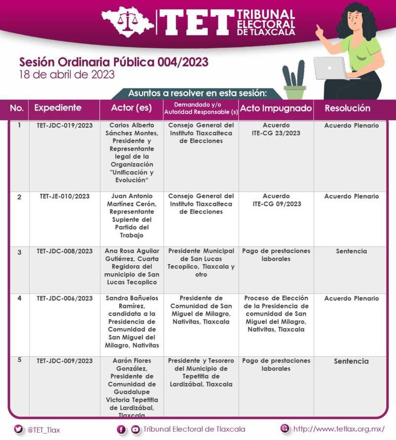 Atiende TET asunto de organización que busca constituirse como partido político local