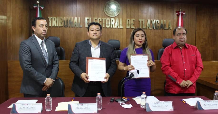 Ratifican TET y SAETlax convenio de colaboración