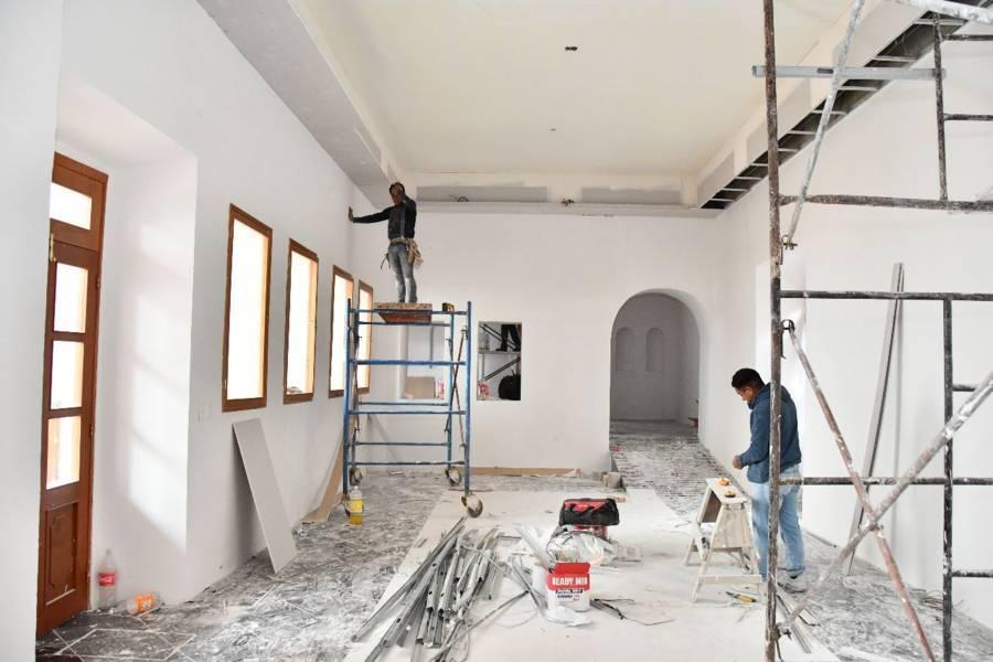 Inicia Ayuntamiento de Huamantla trabajos de remodelación en la plaza de toros y museos de la ciudad