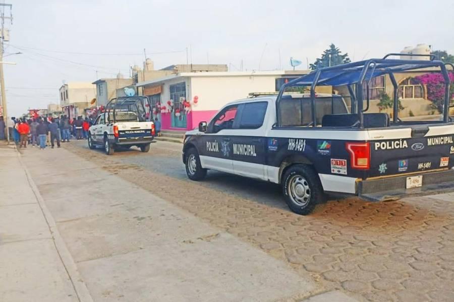 Resguarda policía de Huamantla actos religiosos en la cabecera y las 39 comunidades