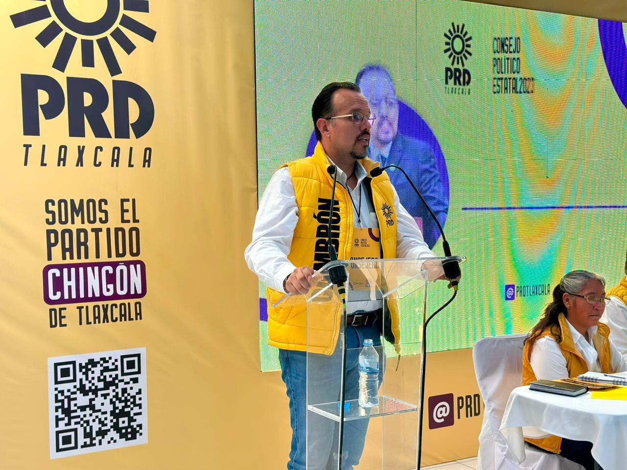 Asiste J. Manuel Cambrón al Consejo Político Estatal 2023 del PRD