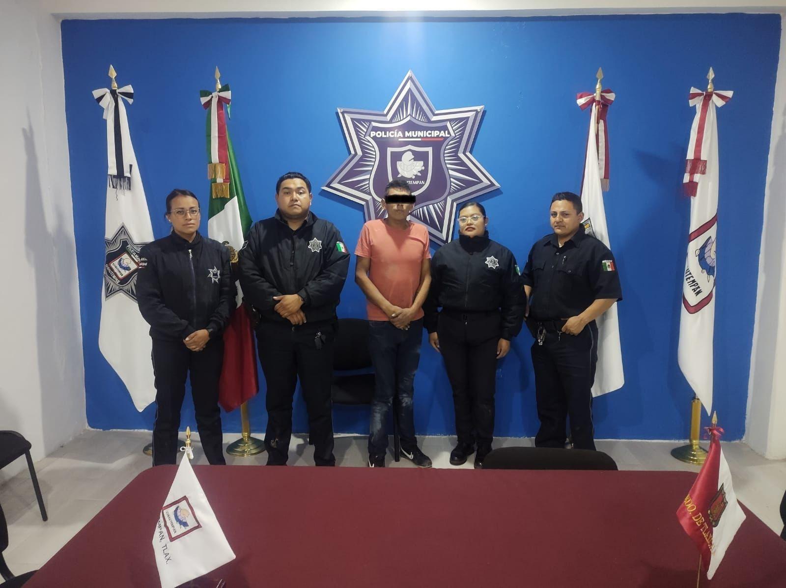 Salva Policía de Chiautempan a sujeto que intentó atentar contra su vida 