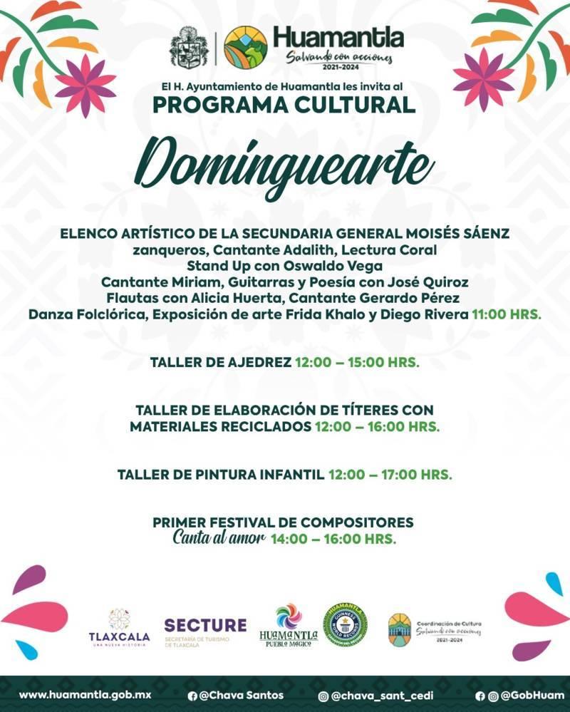 Crece la cartelera artística y cultural de Dominguearte