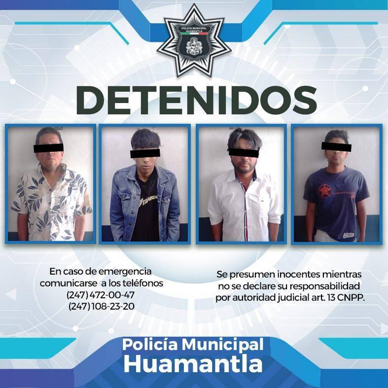 Evita policía de Huamantla incidentes al asegurar camioneta que circulaba sin pericia