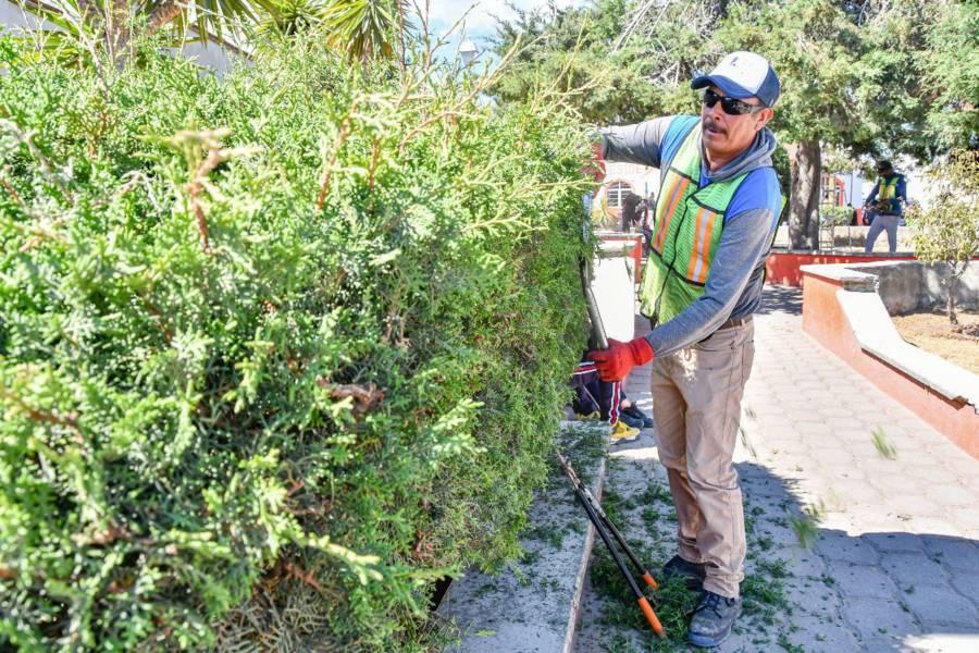 Pone en marcha Salvador Santos Cedillo la brigada “Salvando tu comunidad” en el pueblo de Jesús