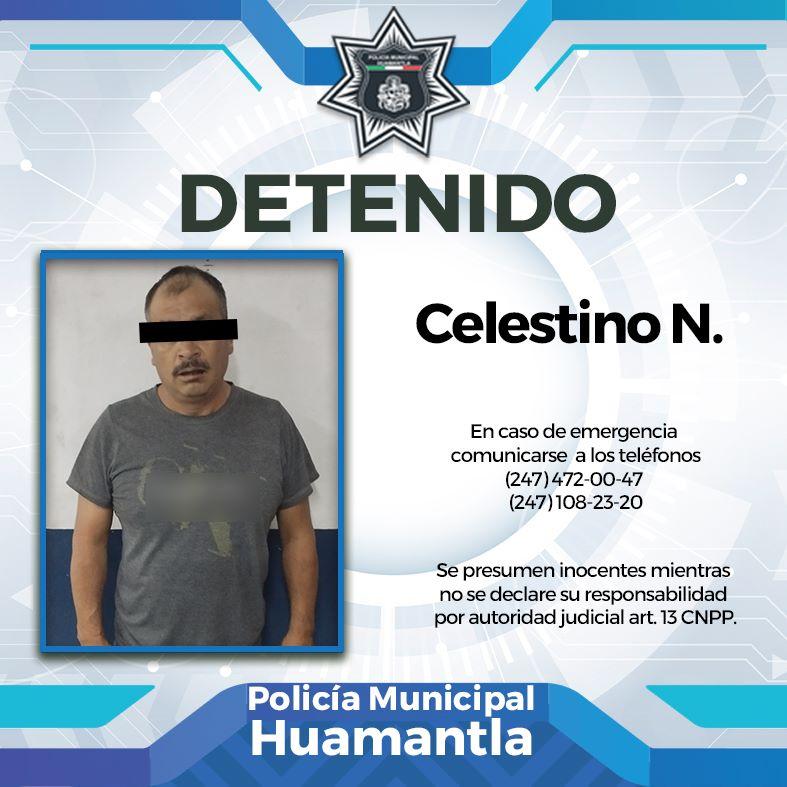 Evitan policías municipales de Huamantla el tránsito de material peligroso en calles del centro  