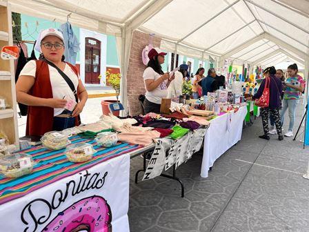 Se realiza en Huamantla “Expo Venta de Emprendedoras”