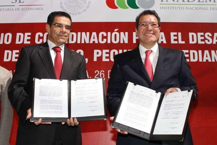 Respaldarán Gobierno del Estado e INADEM a emprendedores tlaxcaltecas