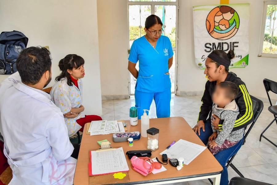 Visitan las brigadas “Salvando tu comunidad” y “DIF en tu comunidad” el pueblo de Chapultepec