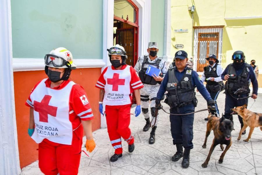 Participará Huamantla en simulacro nacional 2023