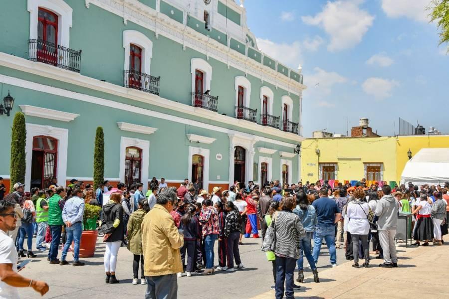 Refuerza Ayuntamiento de Huamantla la cultura de la prevención con el Simulacro Nacional 2023