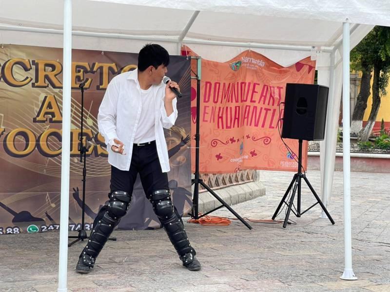 Festejan familias día del padre en “Dominguearte”