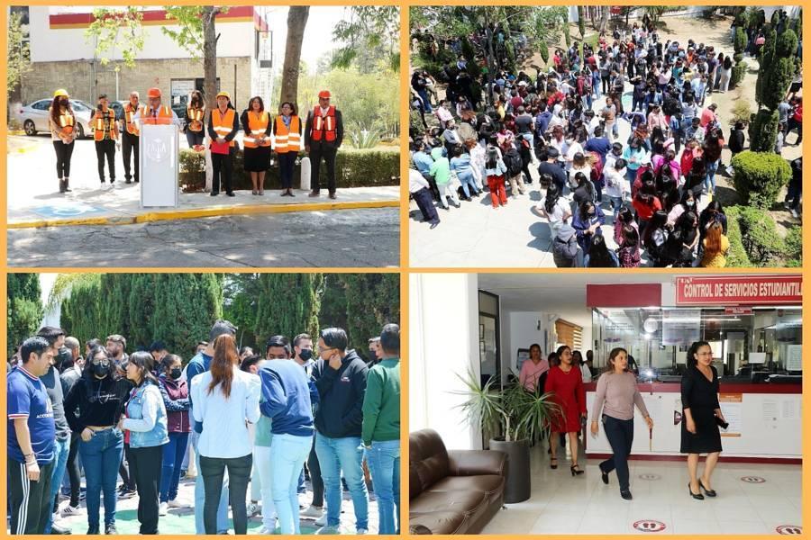 Se sumó UATx a simulacro nacional