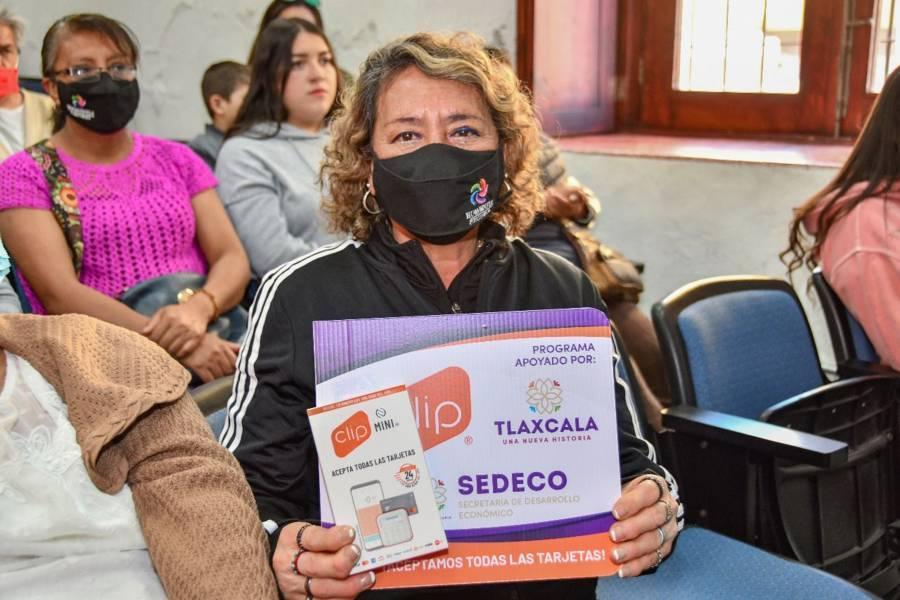 Entrega Ayuntamiento de Huamantla apoyos a prestadores de servicios turísticos