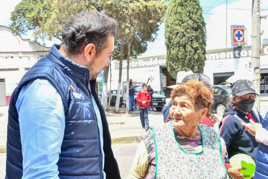 Cada paso que damos es firme y para beneficio de Huamantla: Salvador Santos Cedillo