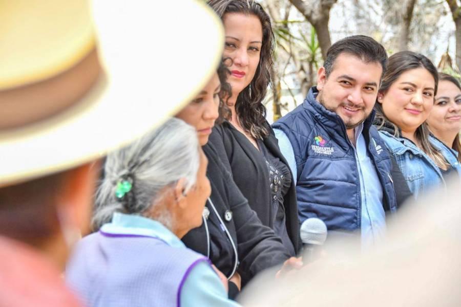 Cada paso que damos es firme y para beneficio de Huamantla: Salvador Santos Cedillo