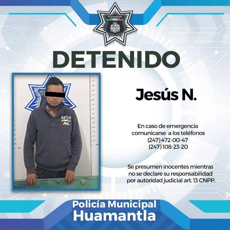 Frustra policía municipal de Huamantla robo a local comercial