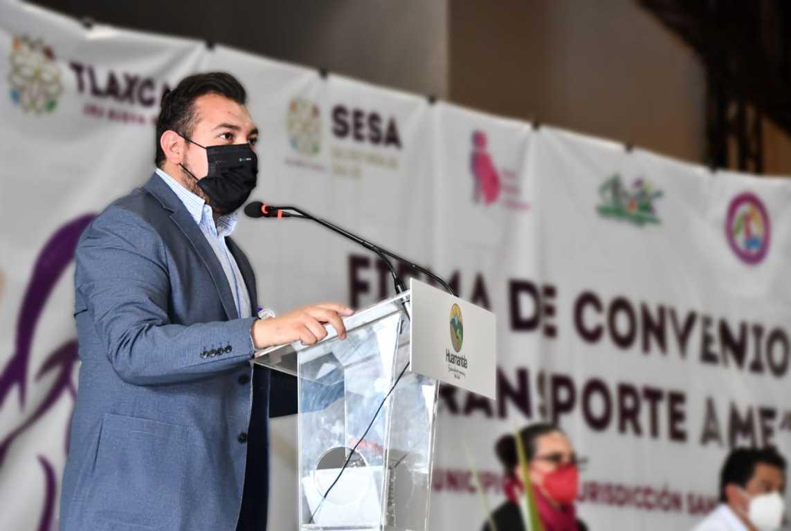 Firma Ayuntamiento de Huamantla convenio que beneficia a mujeres embarazadas