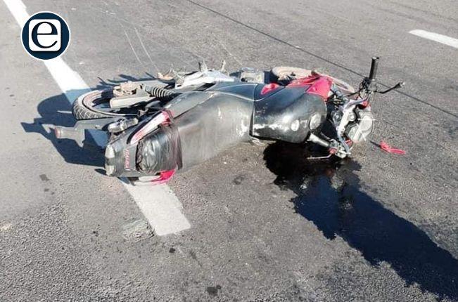 Arrollan y muere motociclista en un bulevard de Apizaco 