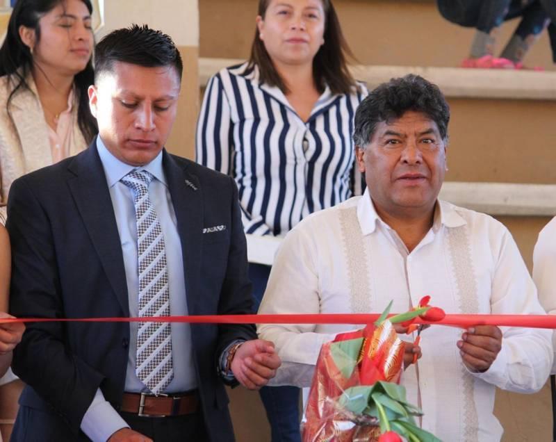 Participa Vicente Morales en inauguración de la feria de San Simeón Xipetzinco 2023