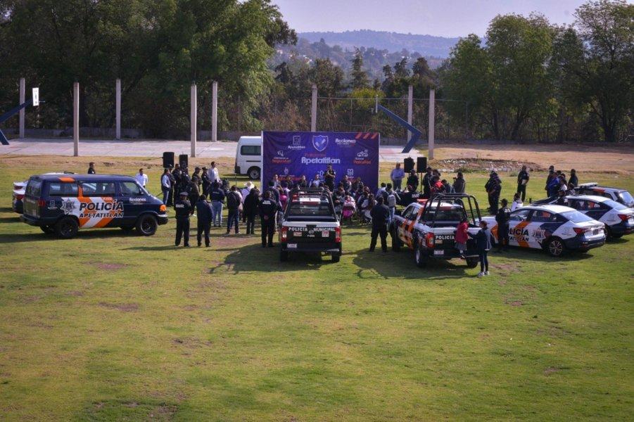 Con acciones y equipamiento Ángelo Gutiérrez sigue reforzando la seguridad 