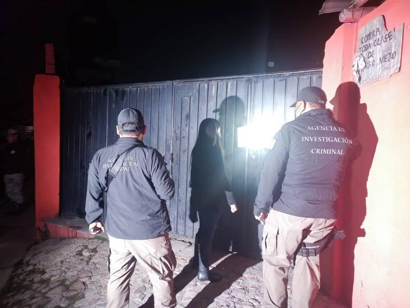 Cumplimenta la PFM orden de cateo en el que asegura a cinco personas y dos inmuebles en Tlaxcala