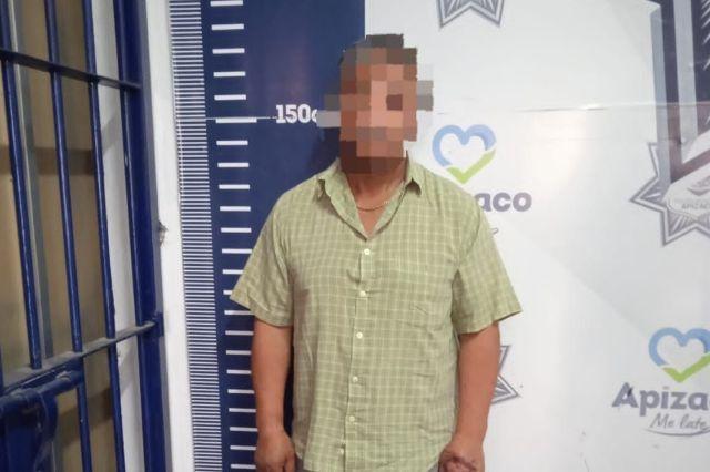 Asegura Policía de Apizaco a un sujeto por supuesto robo a casa habitación 