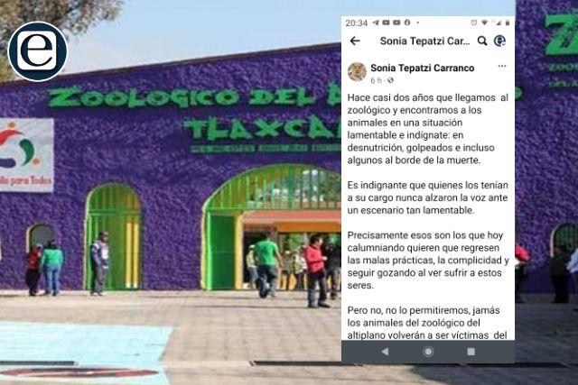 Directora del zoológico presume irregularidades pero no hay denuncias 