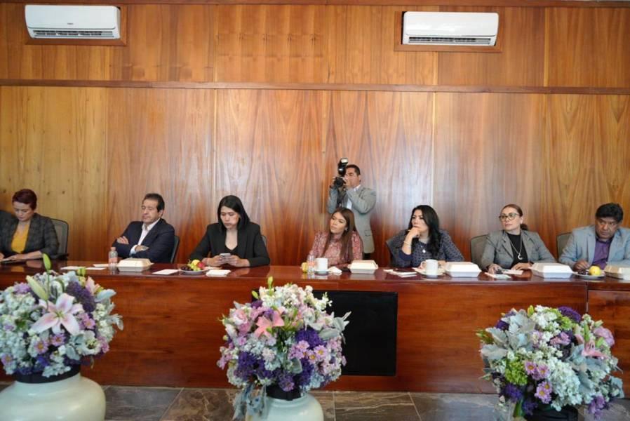 Sostiene Congreso primera mesa de trabajo con el Tribunal Superior de Justicia del Estado