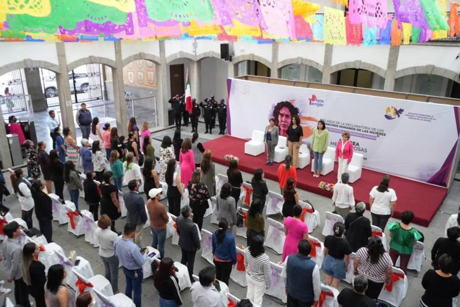 Conmemora Diana Torrejón, 30 años de la declaratoria de los derechos humanos de las mujeres  