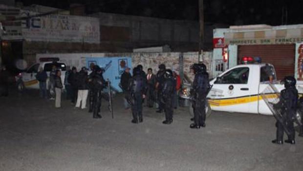 Detenidos y lesionados deja encontronazo en Chiautempan