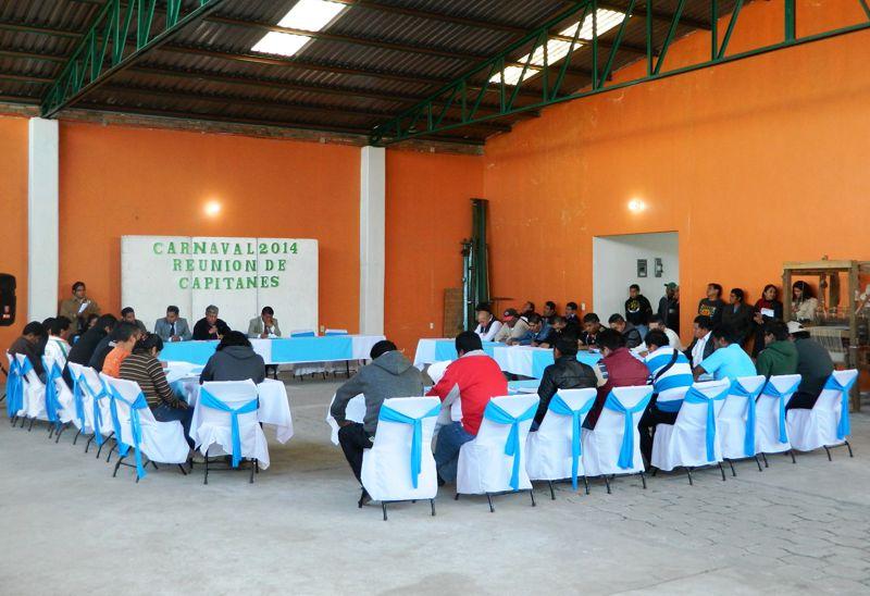 Establece Ayuntamiento de Contla y capitanes de camadas lineamientos para el carnaval 2014
