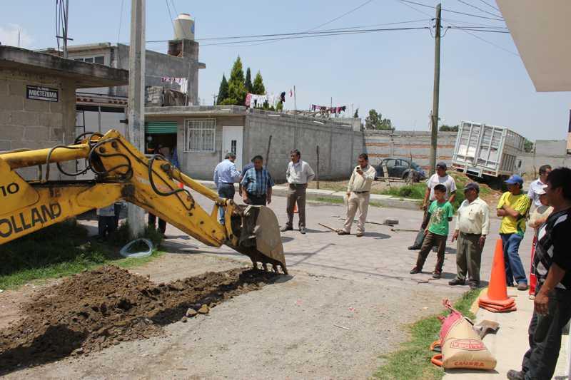 Continúan los beneficios en obra en omunidades de Chiautempan