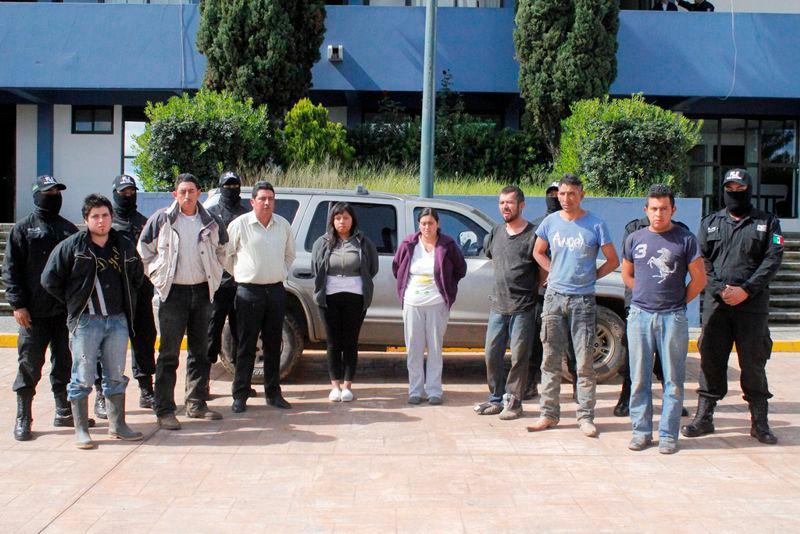 Desmantela PGJE banda dedicada al robo de transporte en carretera