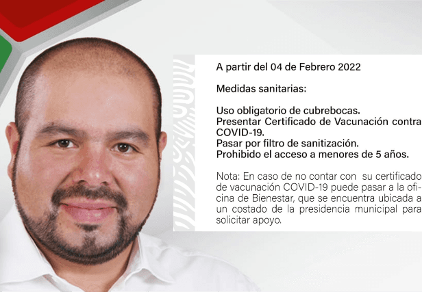 Alcalde copetón solo atenderá a sus cuates y a los que tengan certificado 