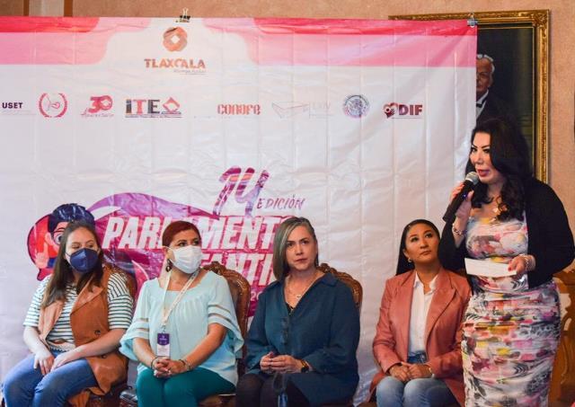 Alejandra Ramírez presente en el Parlamento Infantil de Tlaxcala 2023