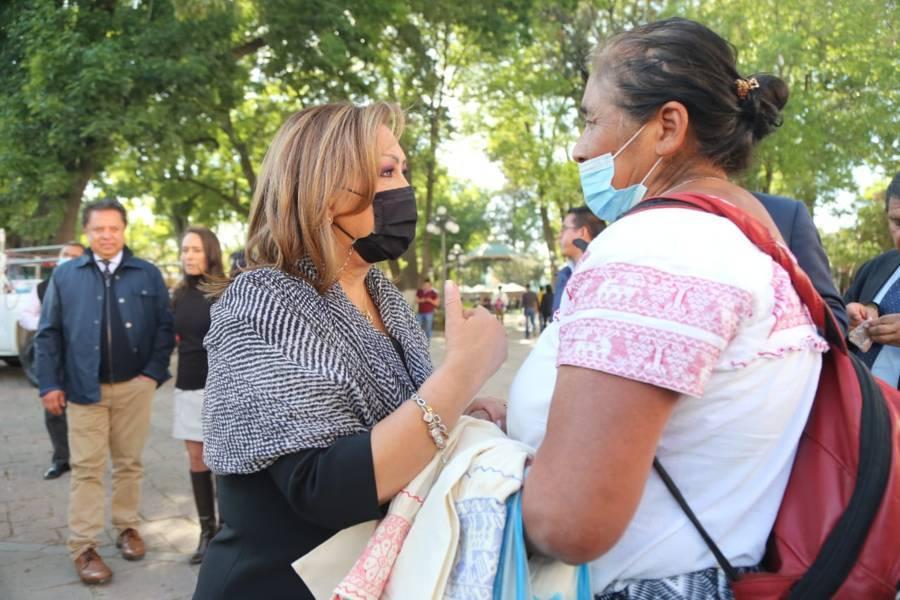 Aspectos de la visitan del Secretario de Gobernación a Tlaxcala 